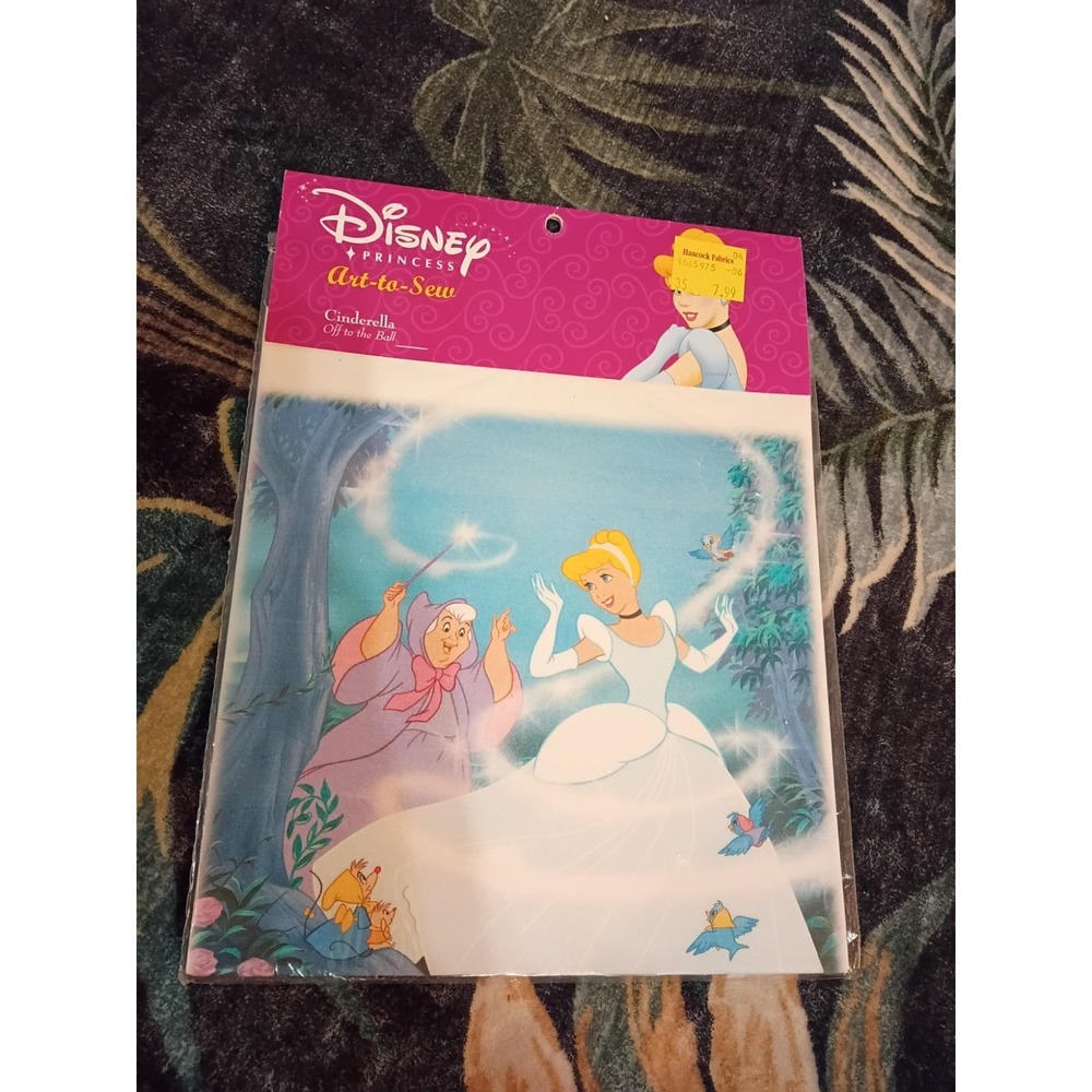 Vintage Disney Art To Sew Cinderella New